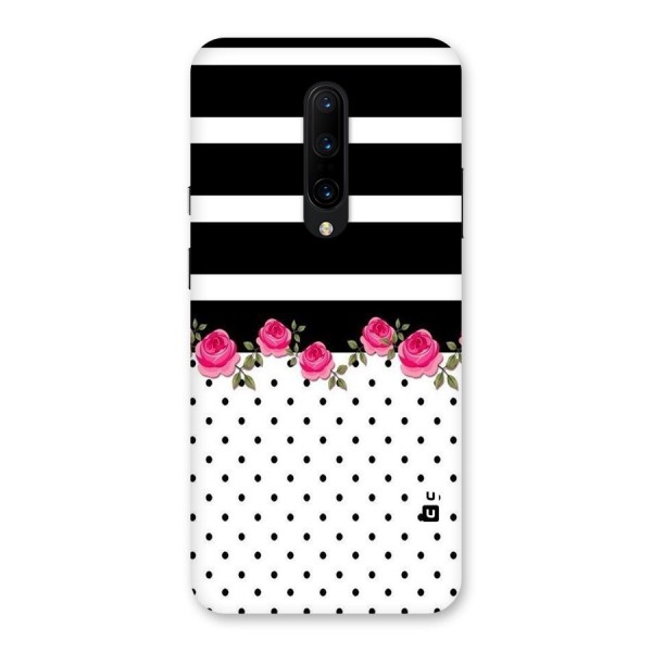Dots Roses Stripes Back Case for OnePlus 7 Pro